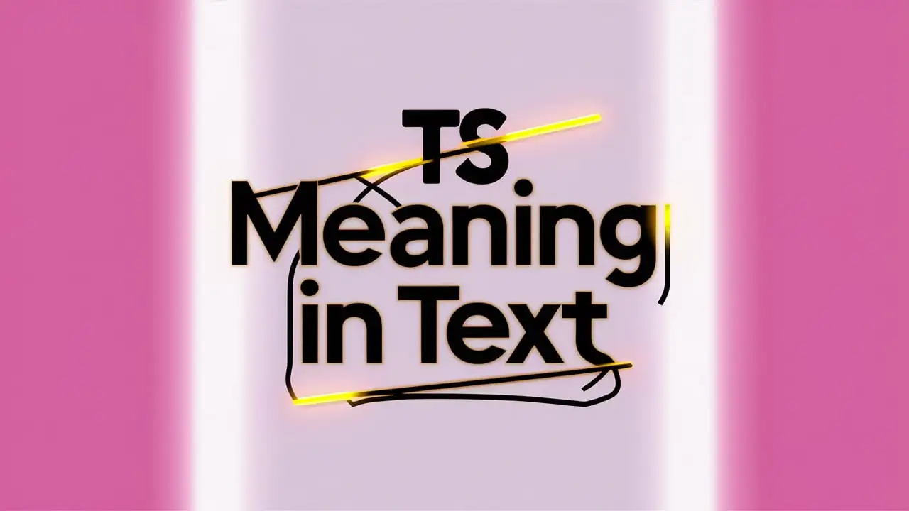 TS Meaning in Text