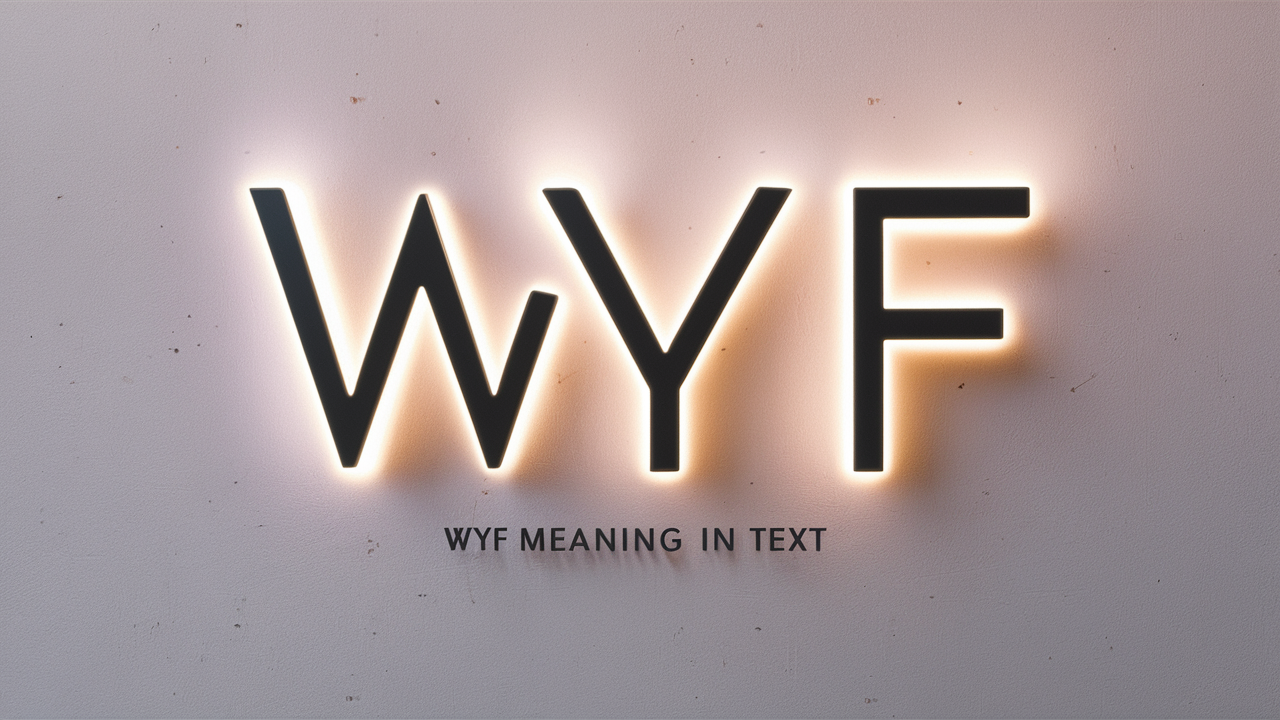 WYF Meaning in Text