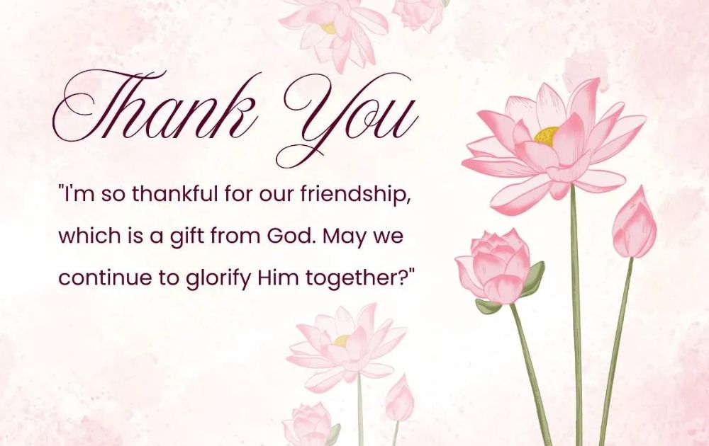 Christian Thank You Messages For Friends