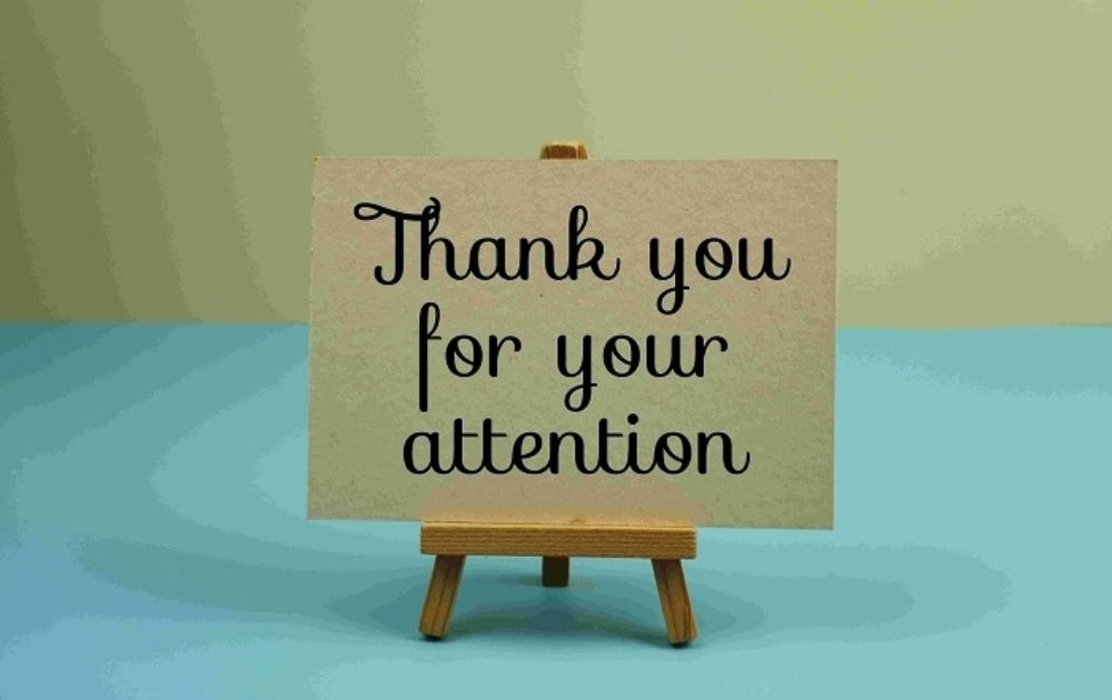 Thank You For Your Attention To This Matter To The Family