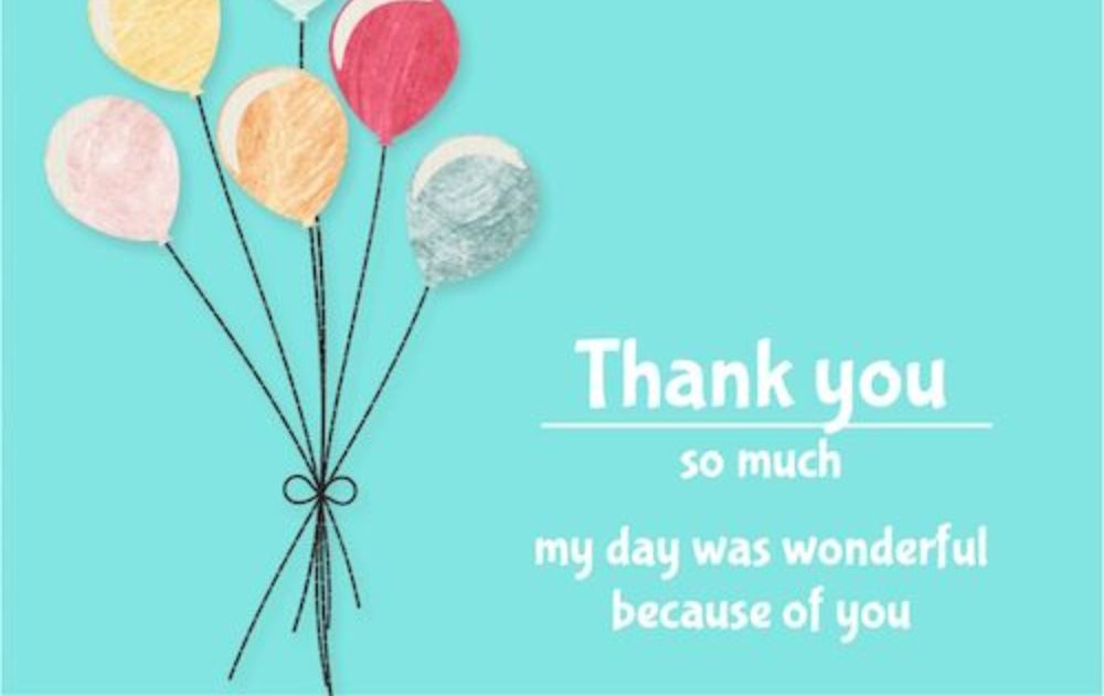 Thanks For Making My Day Special