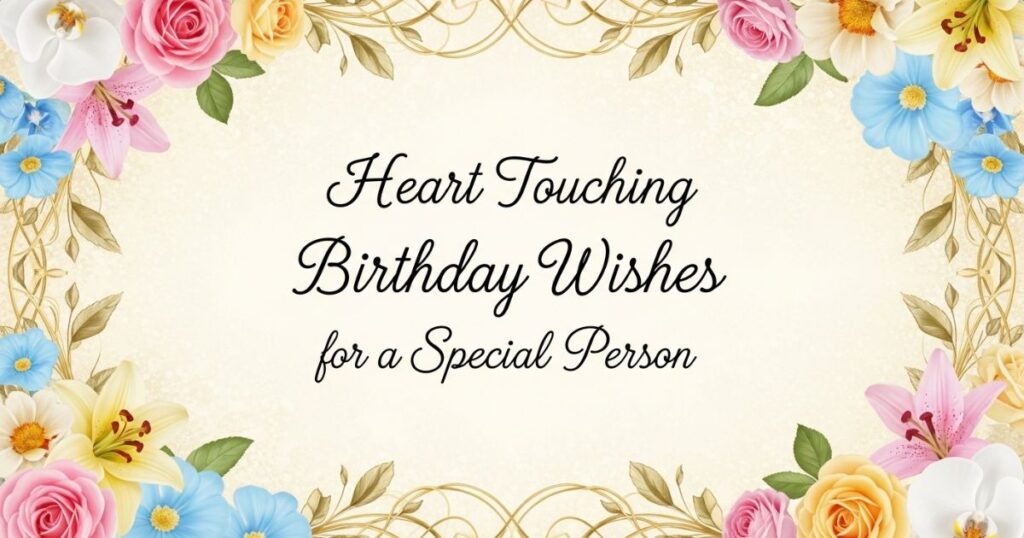 Special Person Heart Touching Birthday Special Birthday Wishes